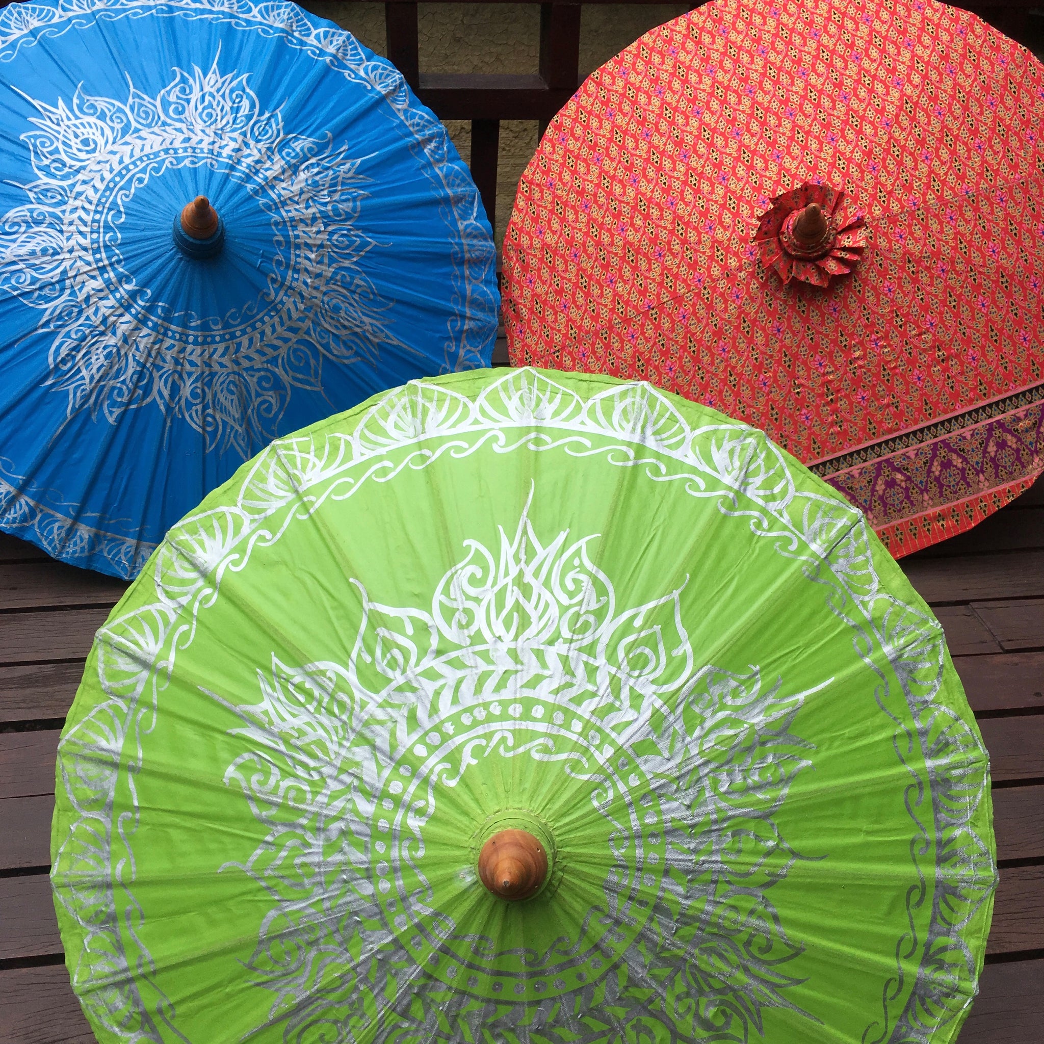 Decorative hand made umbrellas