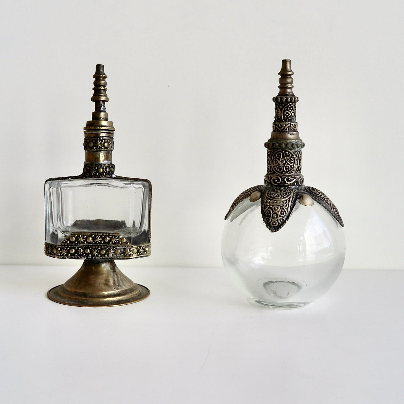 Vintage Glass Perfume Bottles