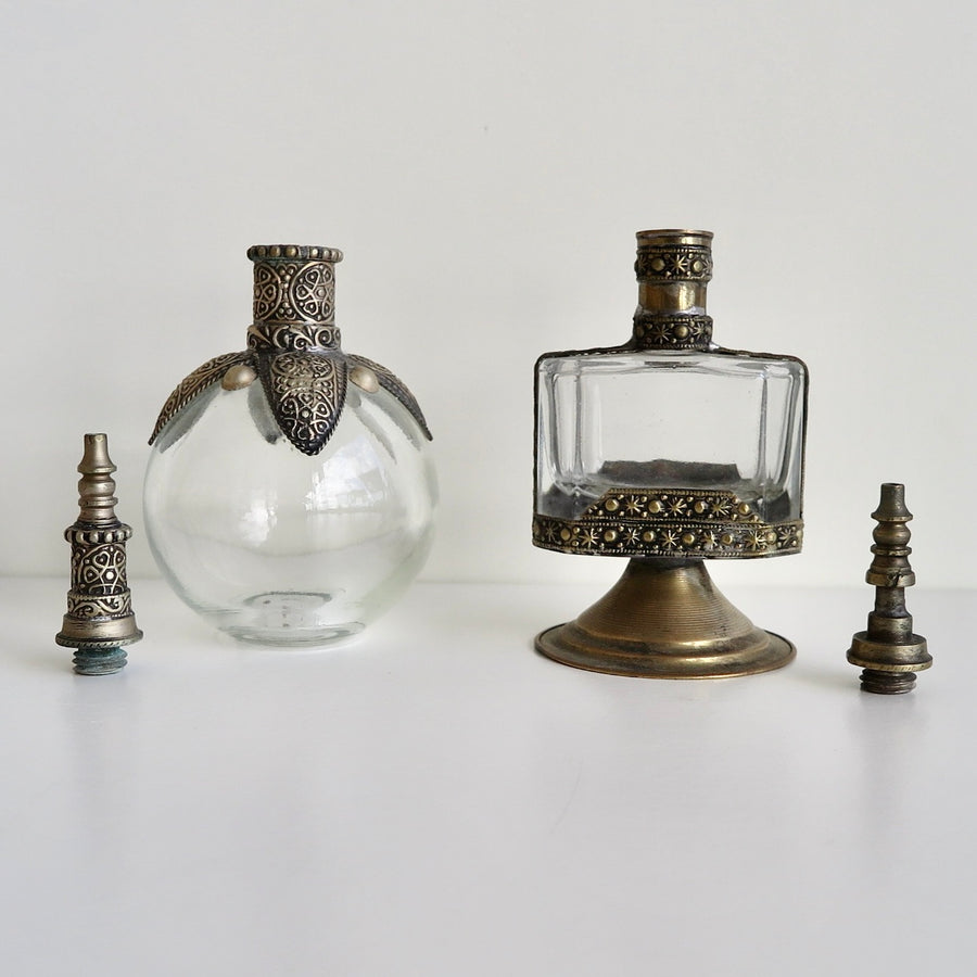 Vintage Glass Perfume Bottles