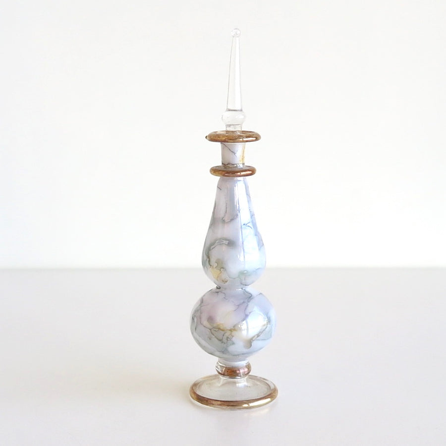 Green & Grey, Marbled Perfume Bottle - Nomad Designs Online