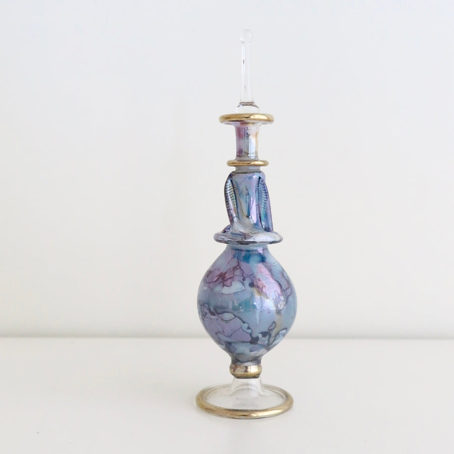 Ocean Blue, Marbled Perfume Bottle - Nomad Designs Online