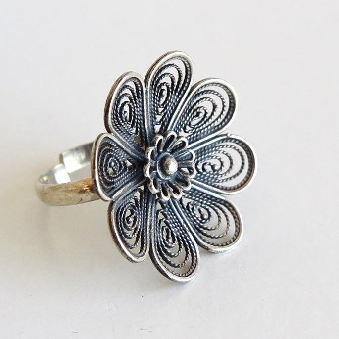 Floral Quill Ring - Nomad Designs Online