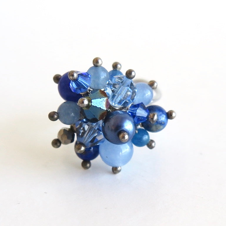 Blue Bubble Ring - Nomad Designs Online