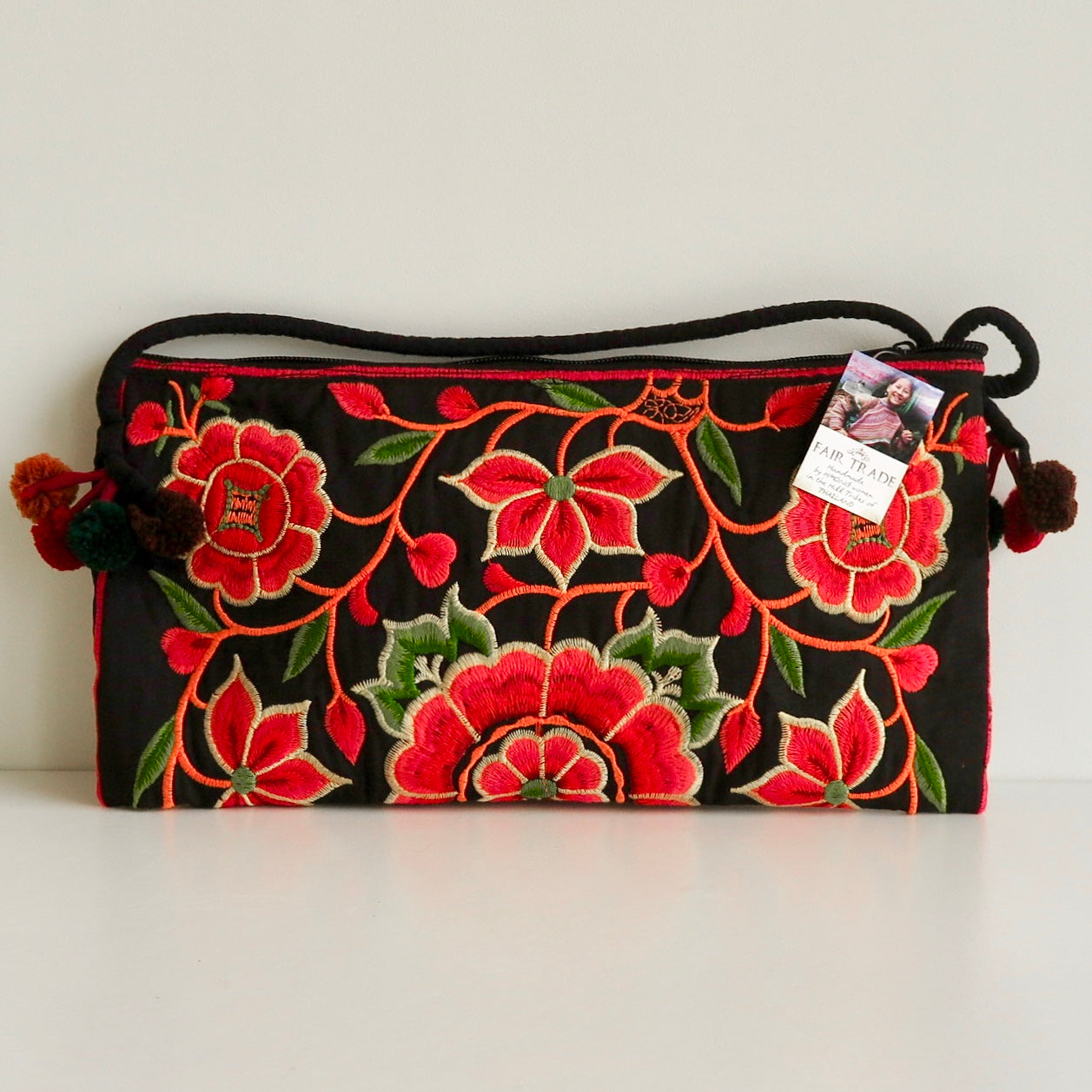 Hmong Embroidered, Cross Body Bag - Nomad Designs Online