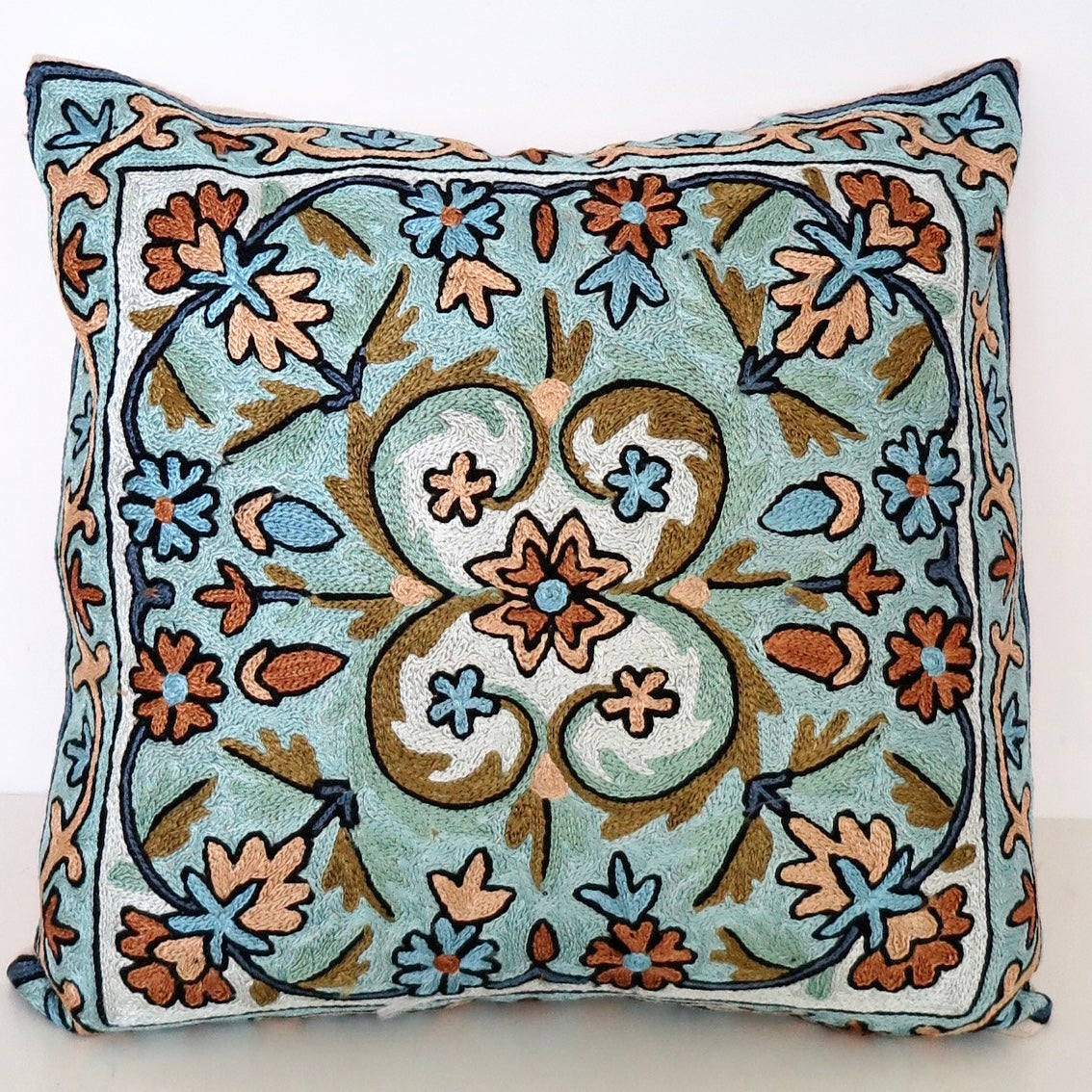 Teal Tones, Cushion Cover