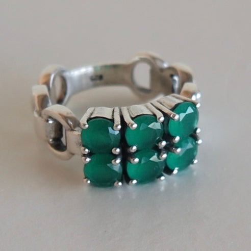 Green Onyx Ring