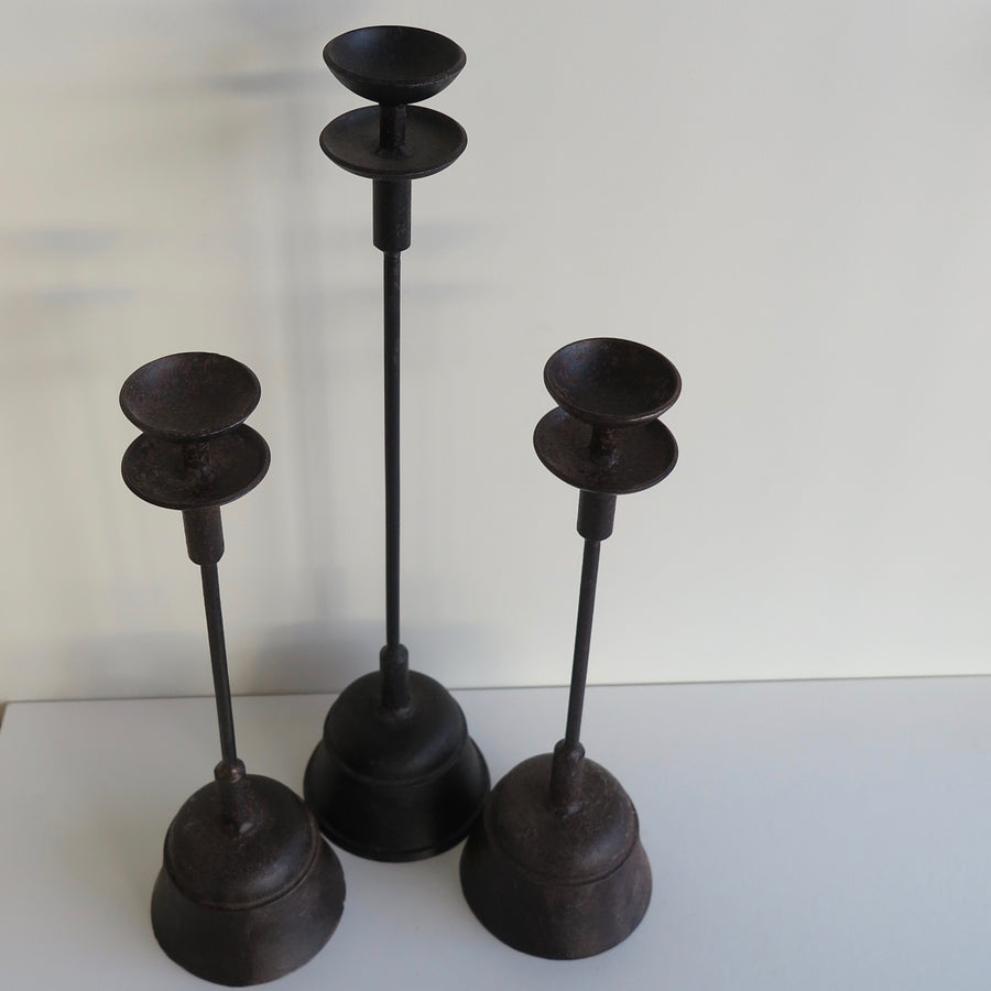 Double Tier, Iron, Candle Holders