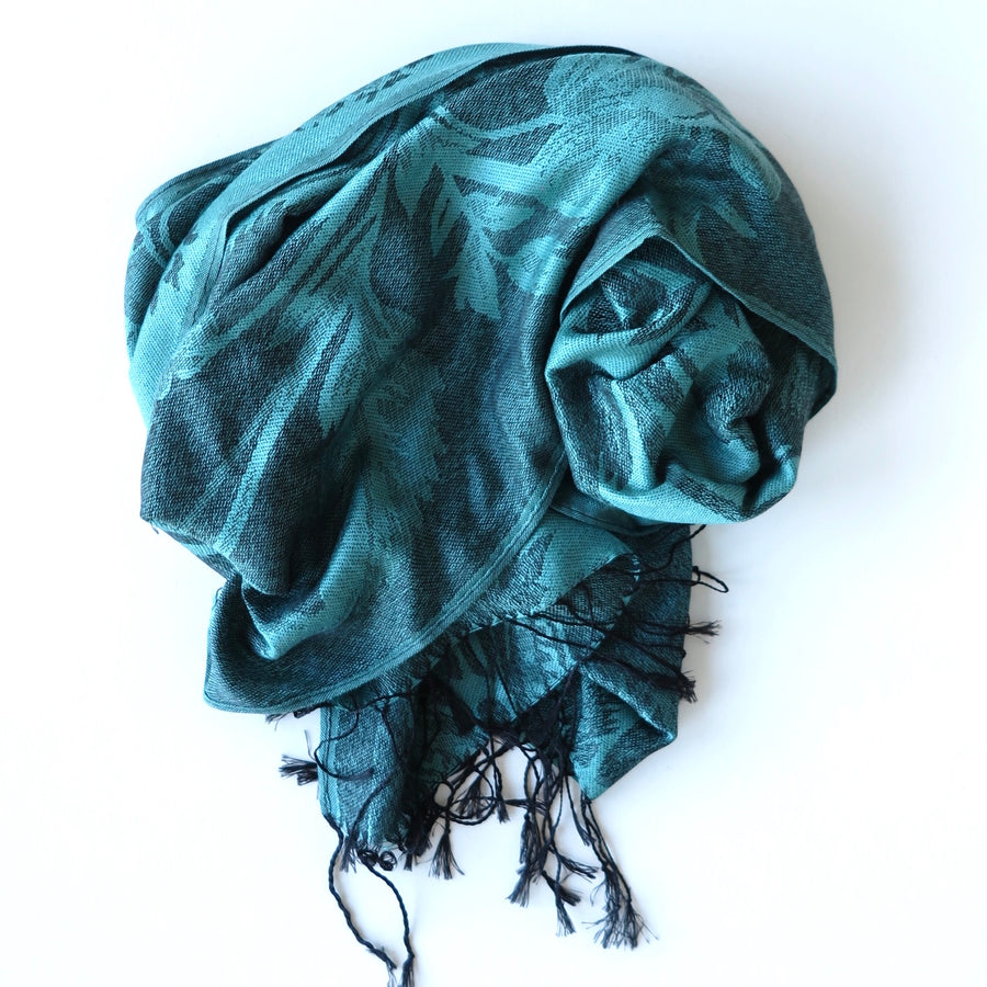 Emerald and Black Reversible, Scarf