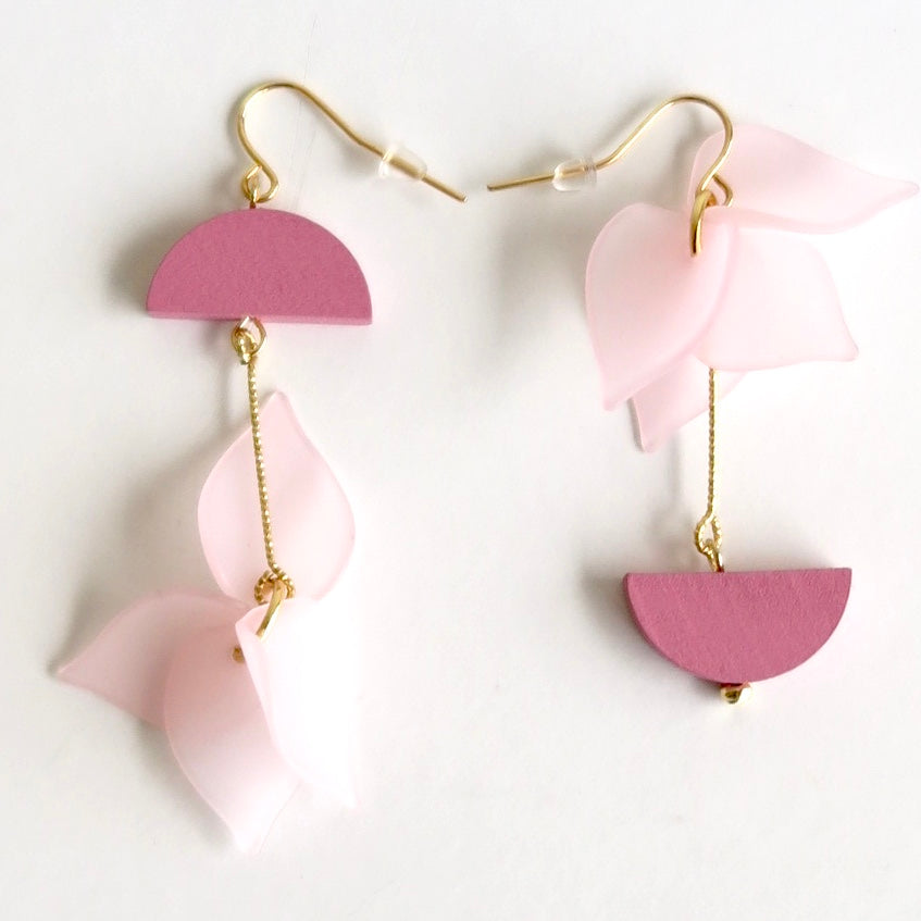 Musk Pink Drop Earrings