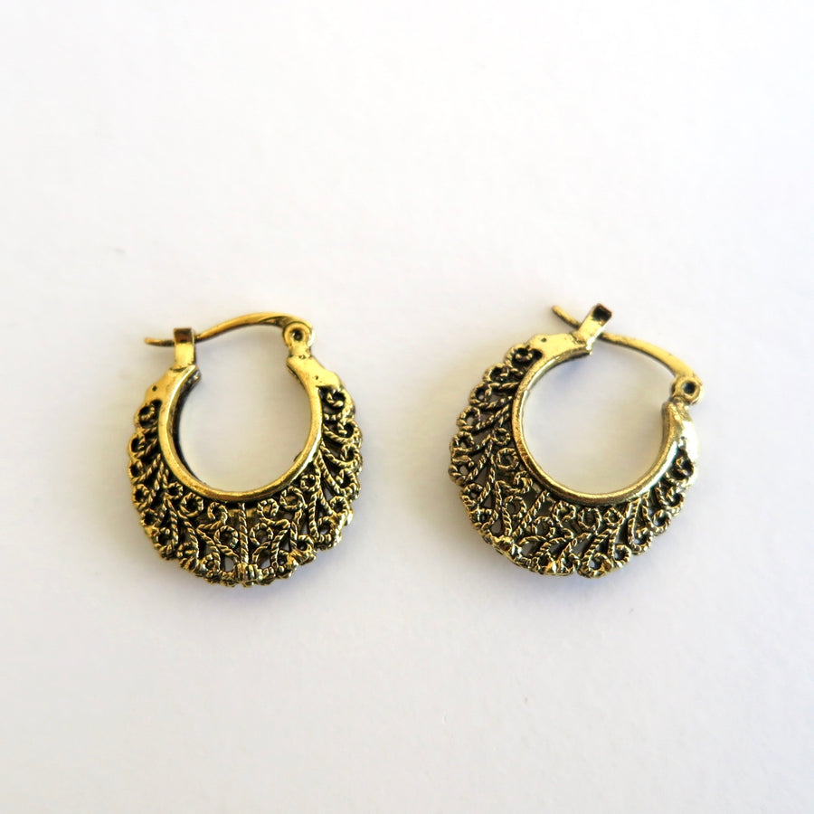 Filigree, Hoop Earrings