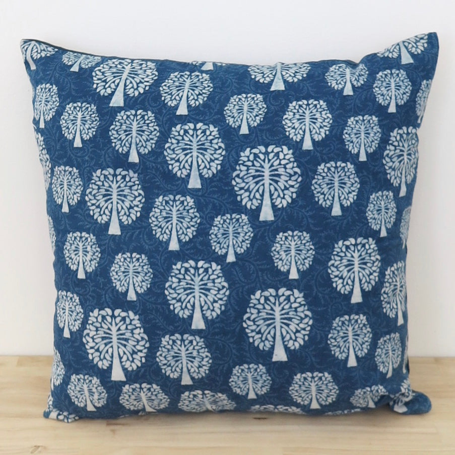 Indigo & White, Tree of Life Cushion Covers - Nomad Designs Online