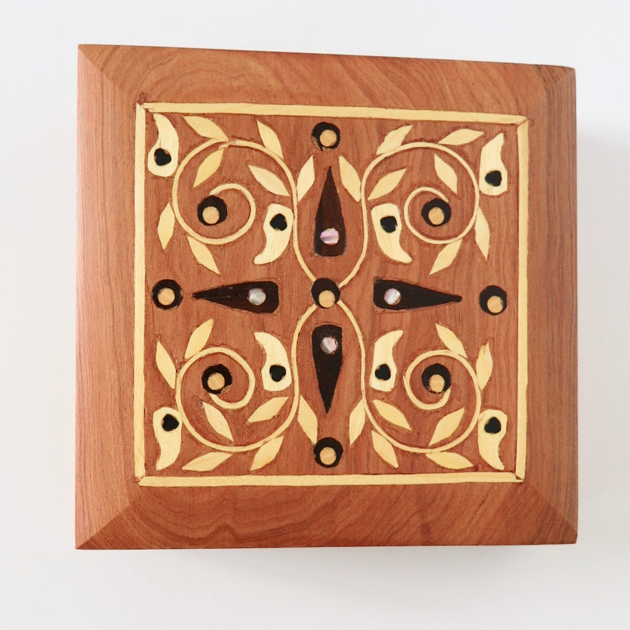 Wooden Inlaid Accessory Box - Nomad Designs Online