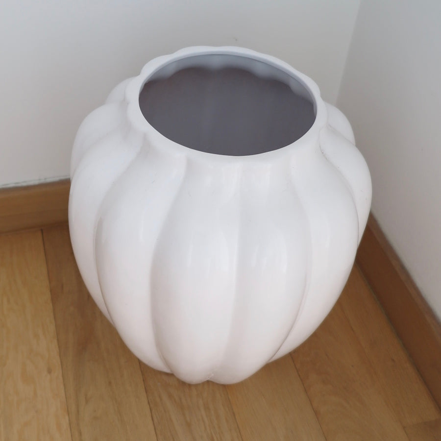 Large Ribbed Vase - Nomad Designs Online