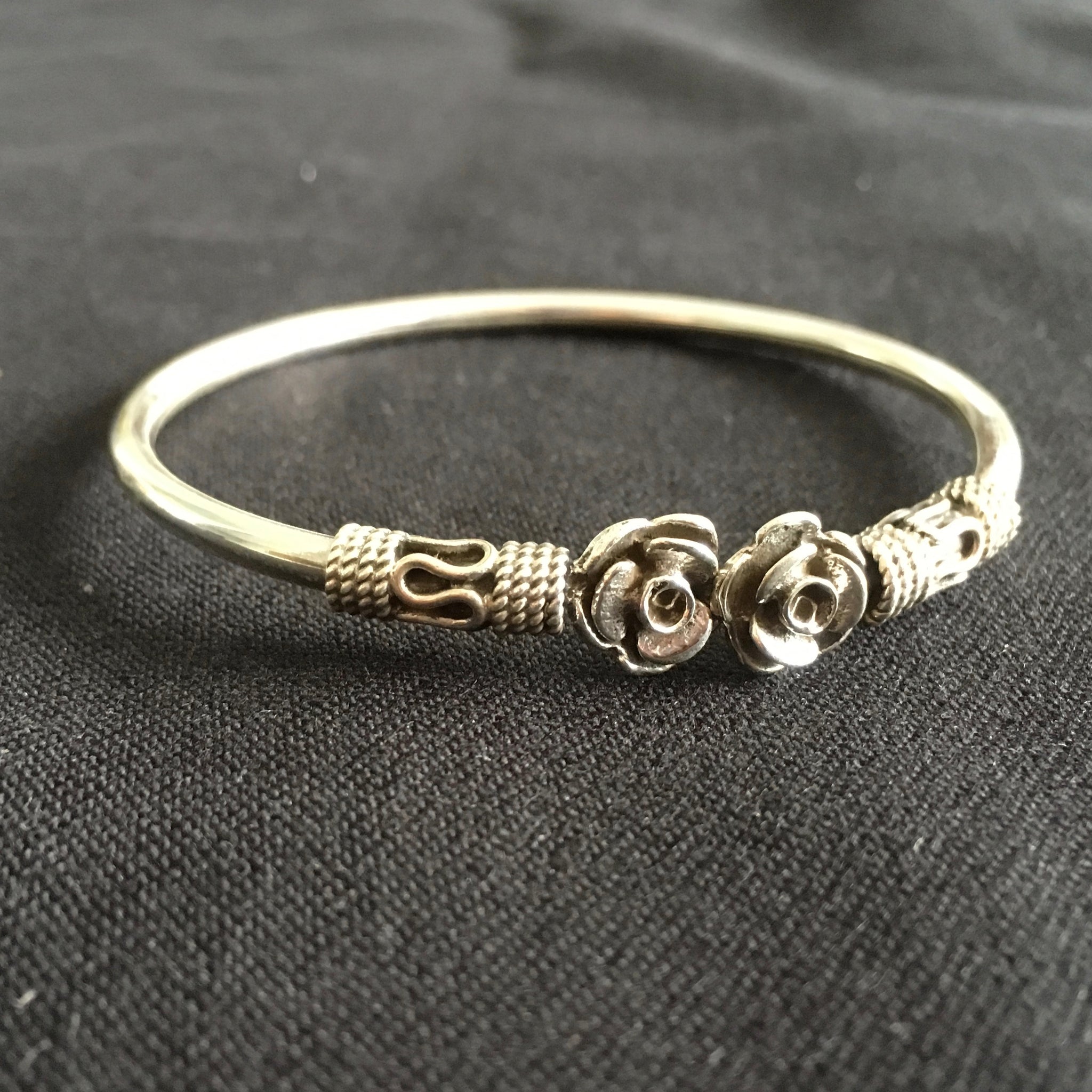 Rose Cuff Bracelet - Nomad Designs Online