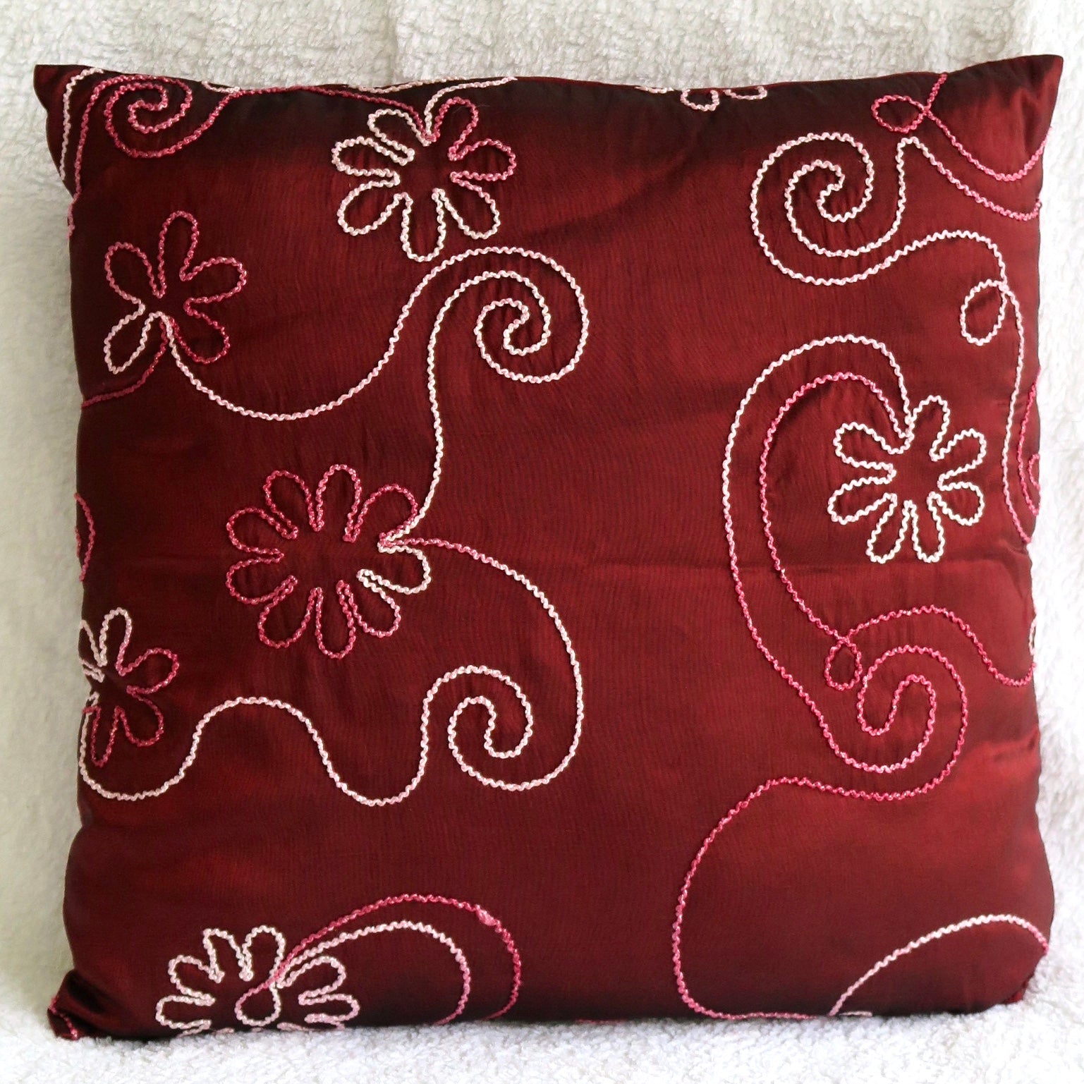 Swirl Flower Stitch, Cushion Cover - Nomad Designs Online