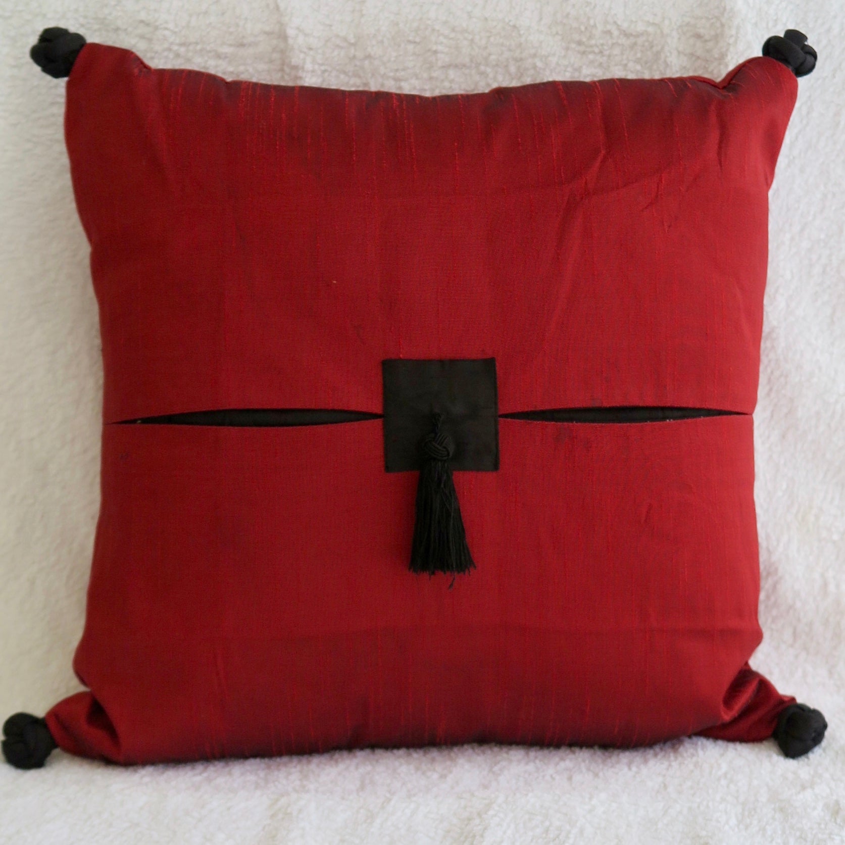 Asian Tassel & Knot, Cushion Cover - Nomad Designs Online