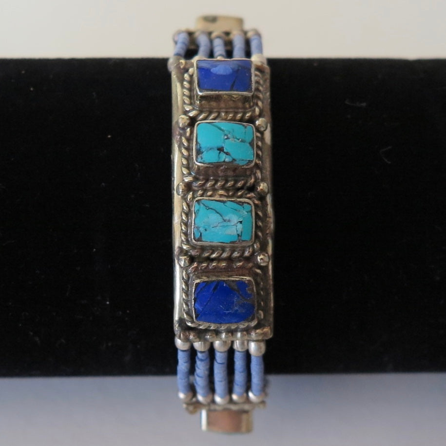 Tibetan, Square Lapturq Bracelet