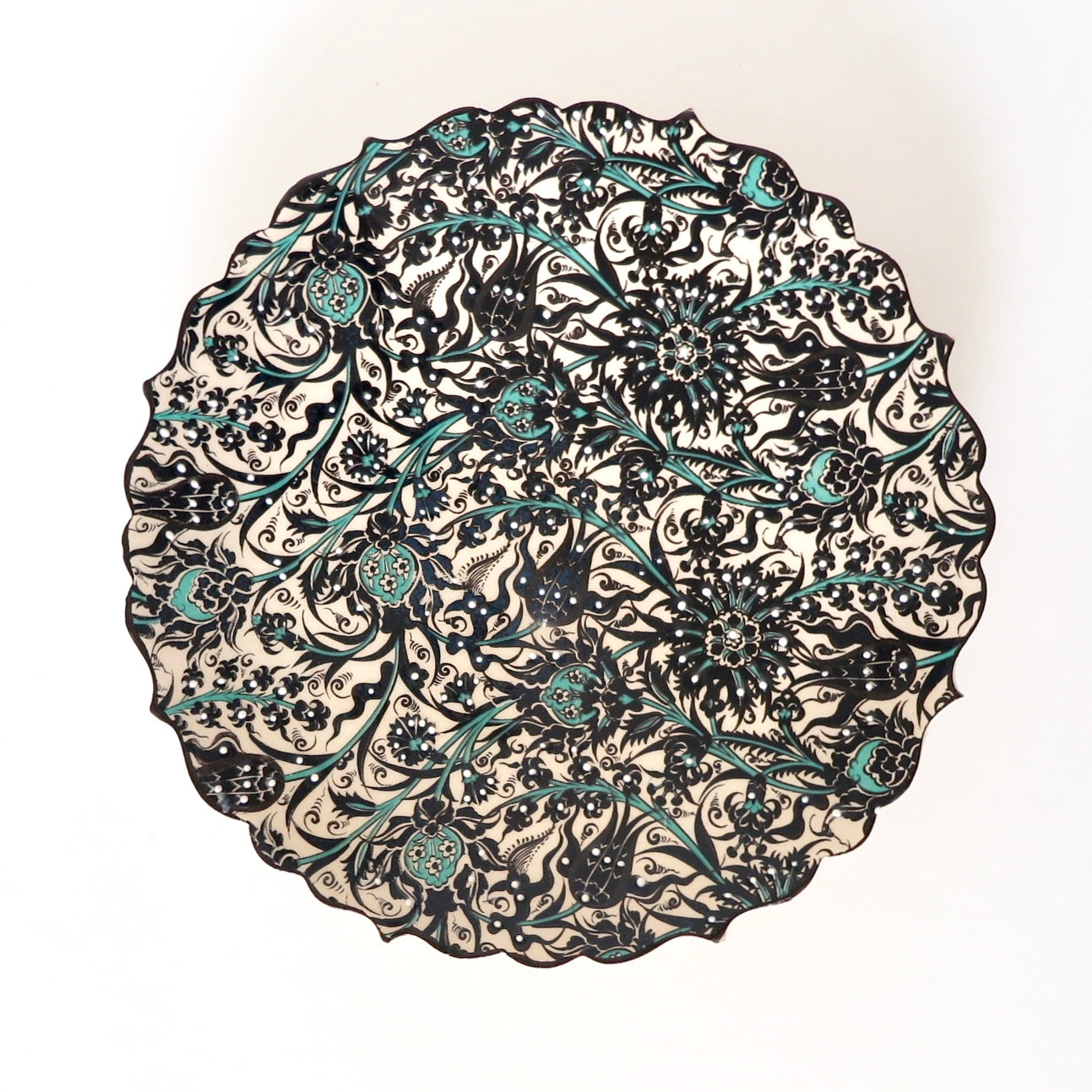 Iznik Floral Turkish Plate - Nomad Designs Online