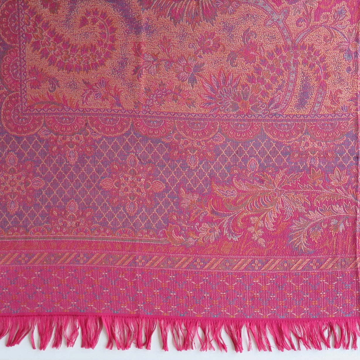 Paisley Pink WV Shawl - Nomad Designs Online