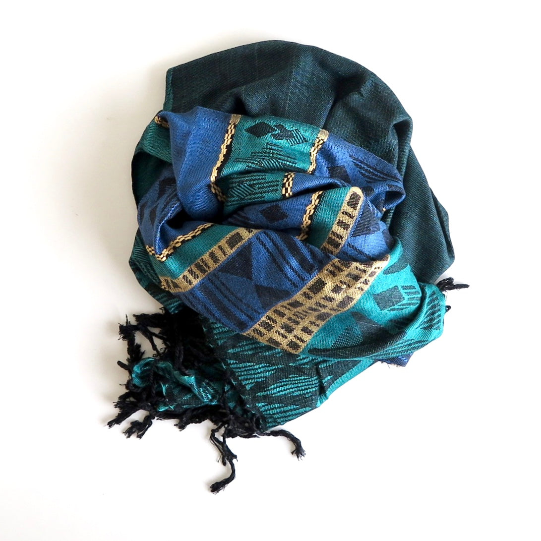 Teal, Gold & Royal Blue - Nomad Designs Online