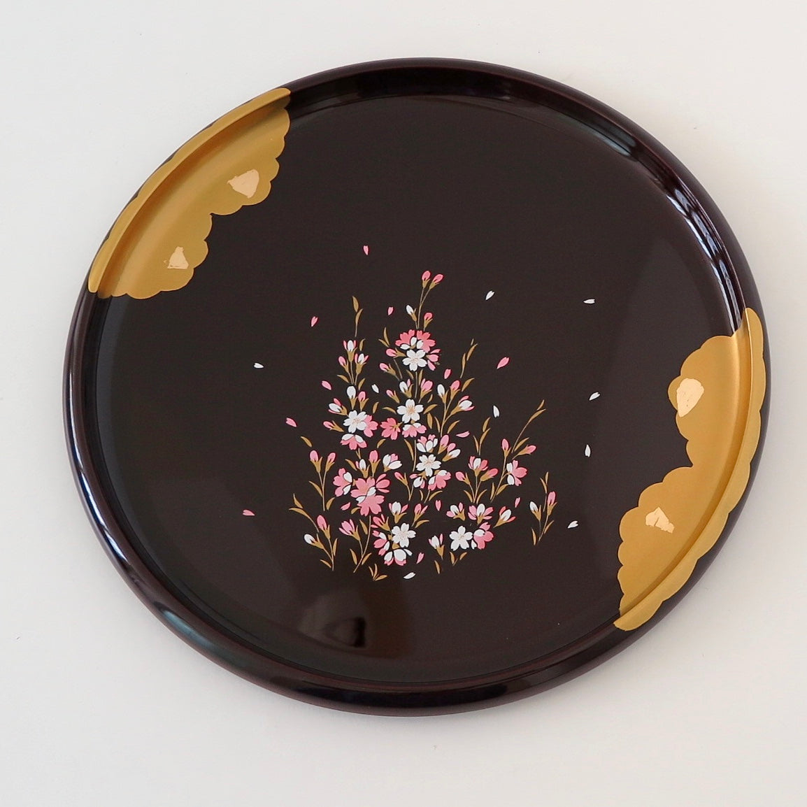 Japanese Lacquered, Flower Tray - Nomad Designs Online